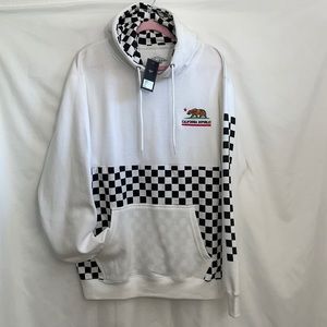 Checkerboard California men’s large hoodie